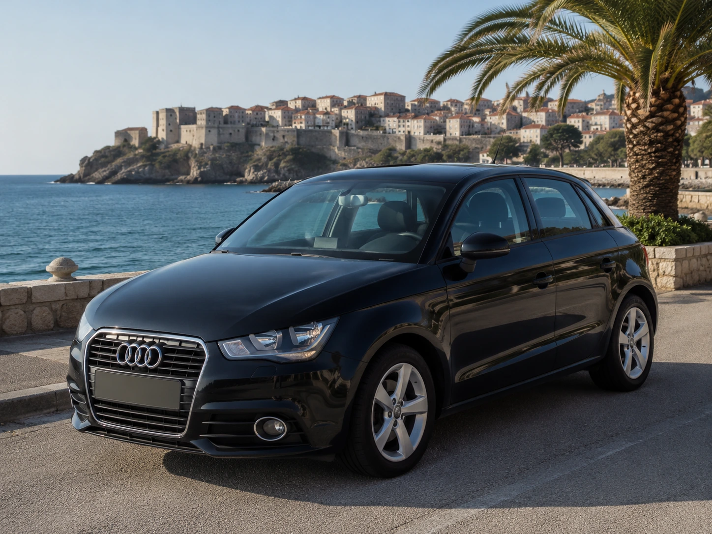 Audi A1 mit Schaltgetriebe als Mietwagen in Ulcinj &uuml;ber ekosphere Rent-A-Car anfragen