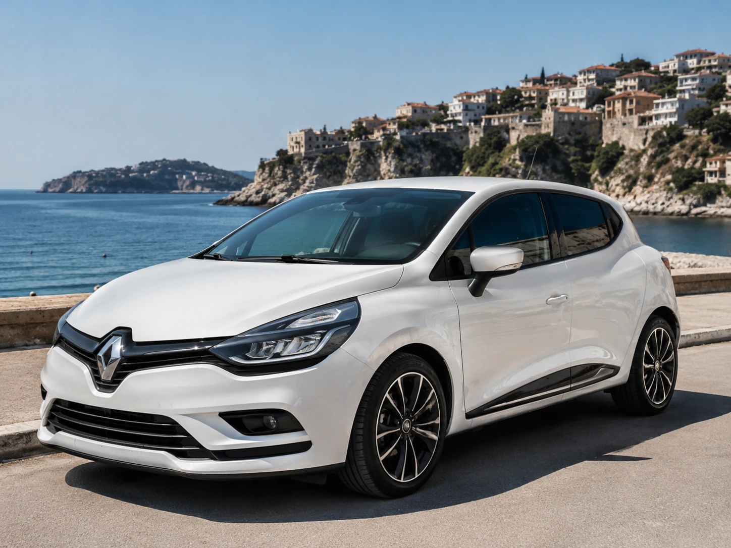Renault Clio mit Schaltgetriebe als Mietwagen in Ulcinj &uuml;ber ekosphere Rent-A-Car anfragen